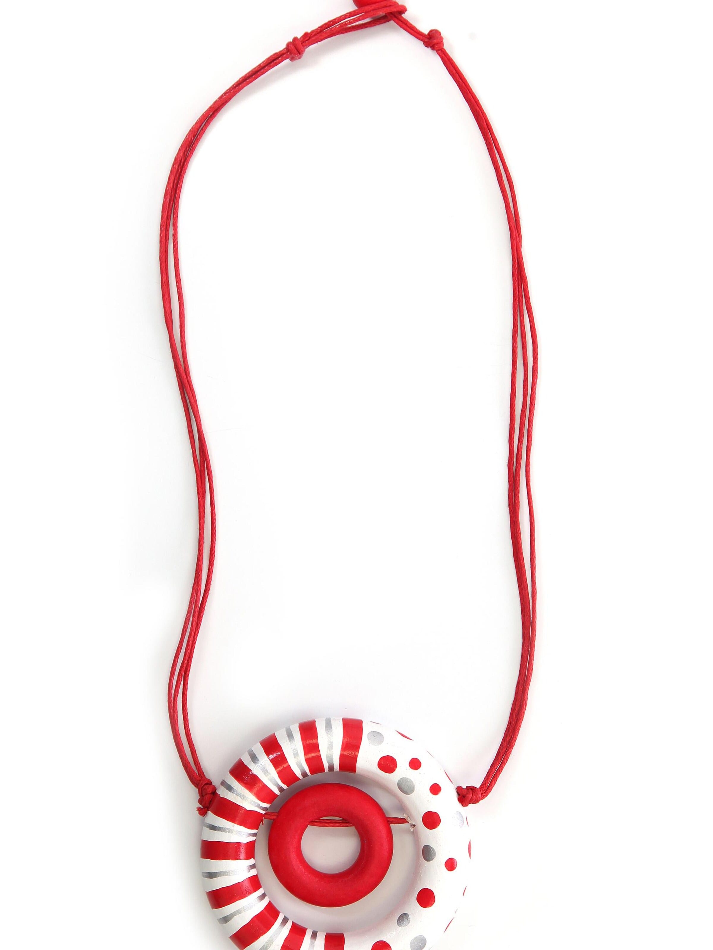 COLLEZIONE ALESSANDRO Necklace 'Bridget' in Red