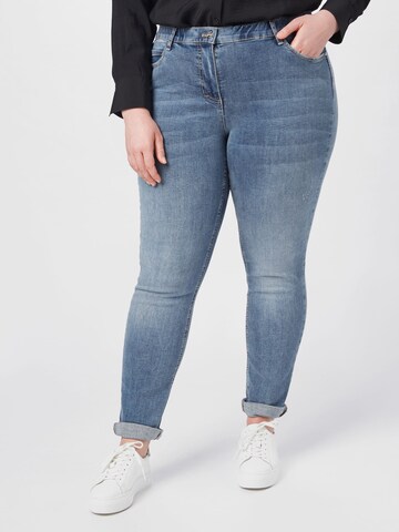 SAMOON Skinny Jeans 'Las Vegas' in Blau: predná strana