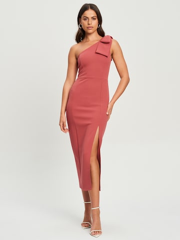 Chancery - Vestido de cocktail 'ESME' em vermelho: frente