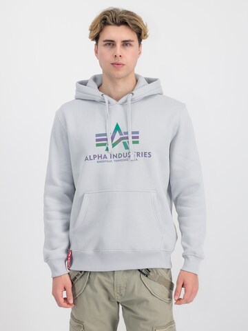 Felpa di ALPHA INDUSTRIES in grigio