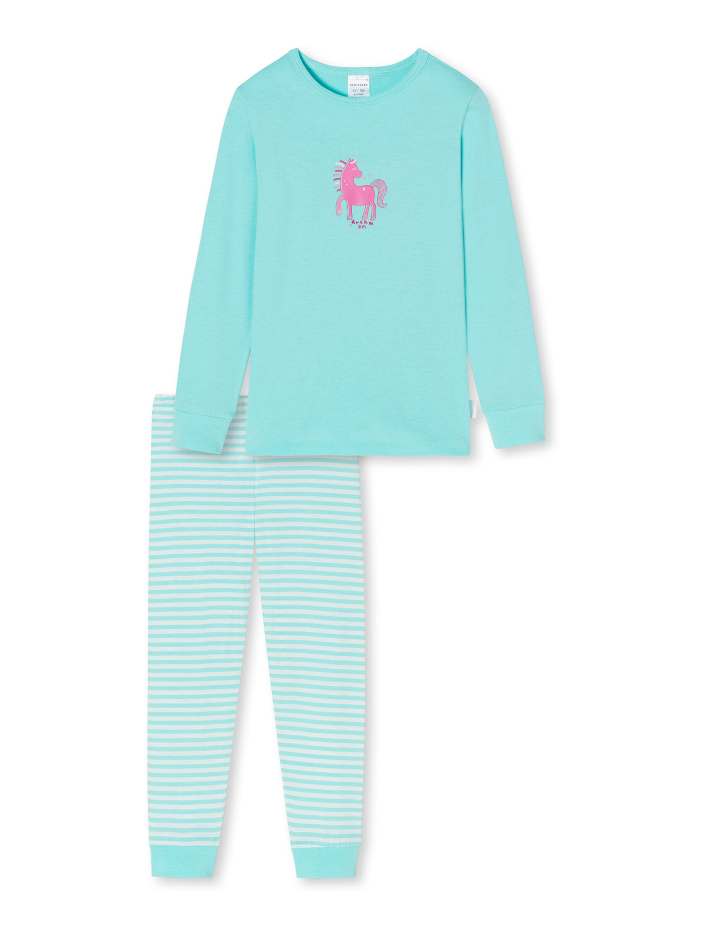 SCHIESSER Nachtkledij in Blauw: voorkant