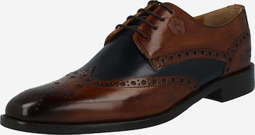 MELVIN & HAMILTON Lace-Up Shoes 'Martin' in Brown: front