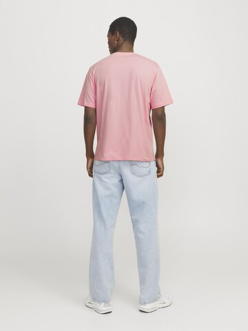 JACK & JONES Tričko 'JORVesterbo' - Ružová