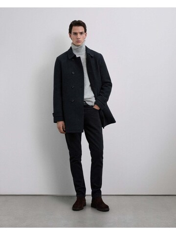 Scalpers Преходно палто 'Dean' в черно: отпред
