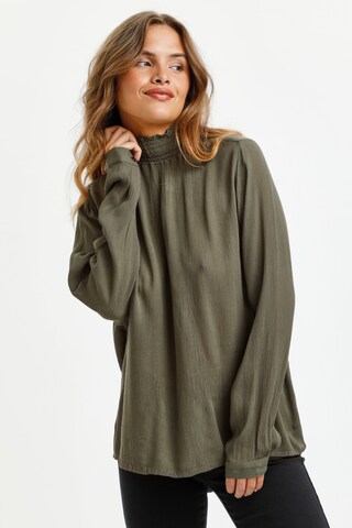 Camicia da donna 'Trine' di Kaffe in verde: frontale