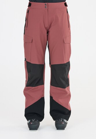 SLOPE Regular Skihose 'Bandone' in Rot: Vorderseite