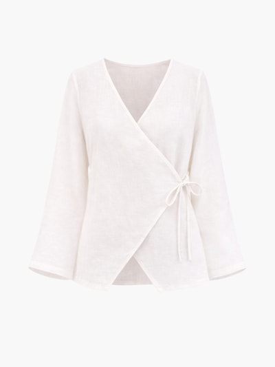 AmourLinen Shirt 'Adele' in de kleur Offwhite, Productweergave