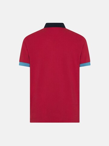 SUN68 Shirt 'SUN68 POLO 3 COLOR WAY S/S POLO' in Rood