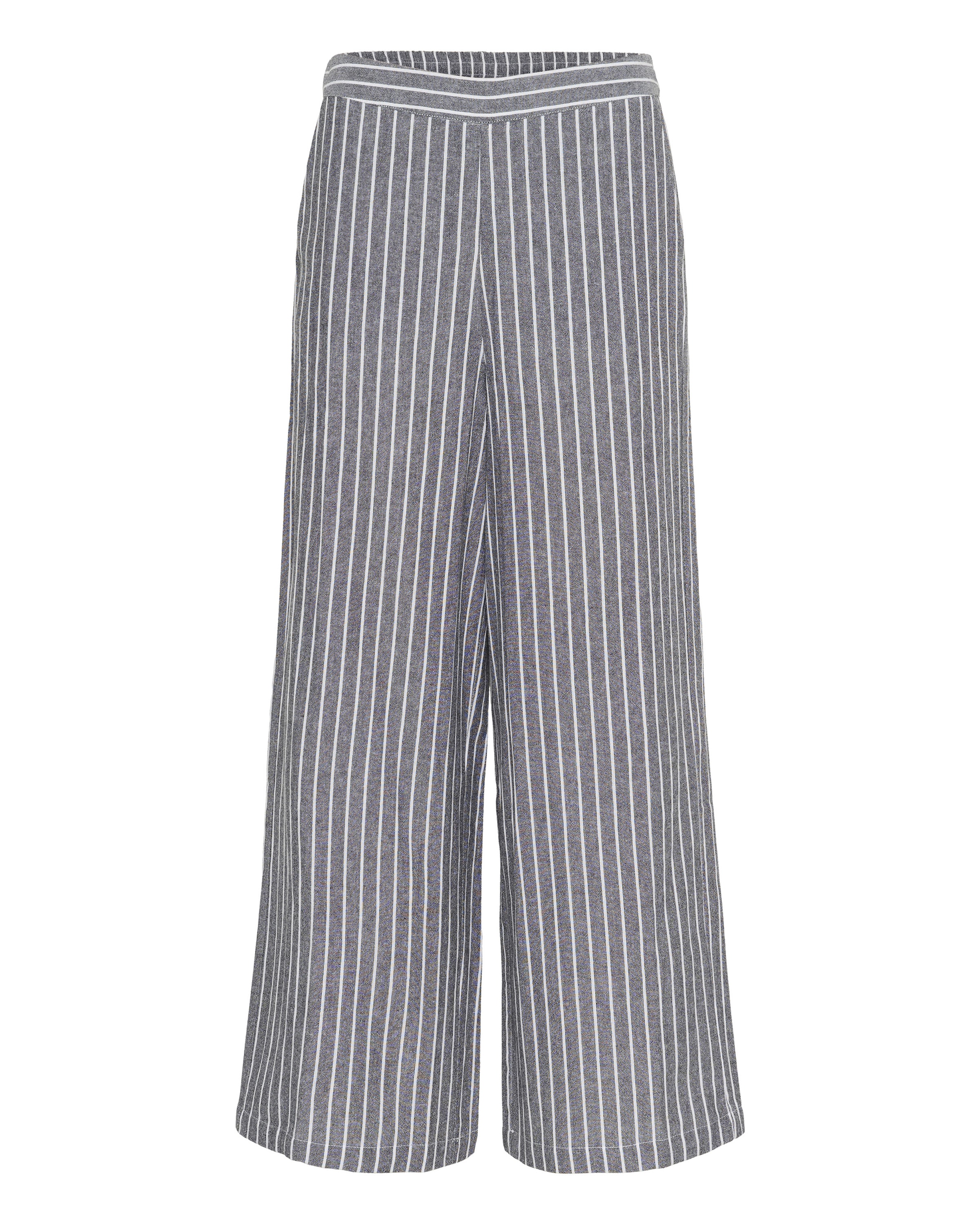 Kaffe Wide Leg Bukser 'KAMalena' i sort: forside