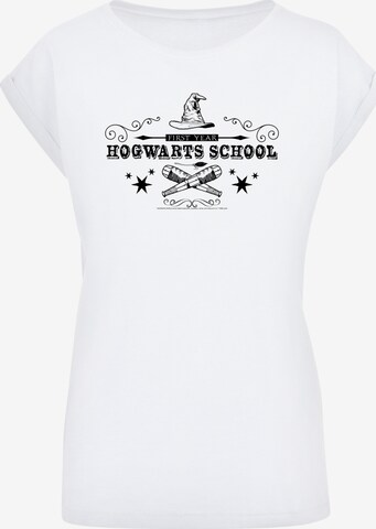 F4NT4STIC Shirt 'Harry Potter Hogwarts First Year' in Weiß: predná strana