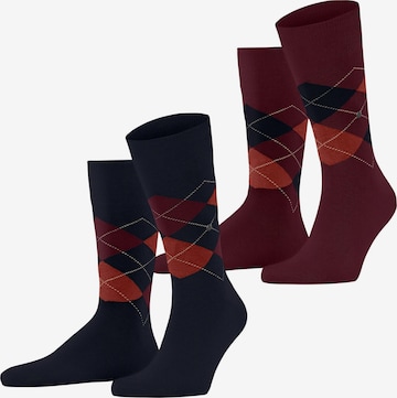 BURLINGTON Socks 'Everyday Argyle' in Blue: front