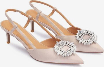 Kazar - Zapatos con plataforma en beige