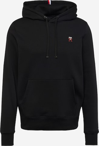 TOMMY HILFIGER Sweatshirt in Black: front