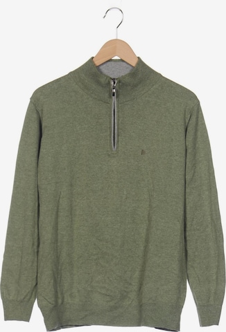 Walbusch Sweater & Cardigan in L-XL in Green: front