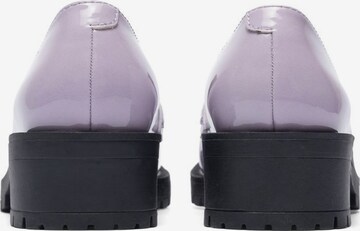 Chaussure basse 'PEARL' Bianco en violet