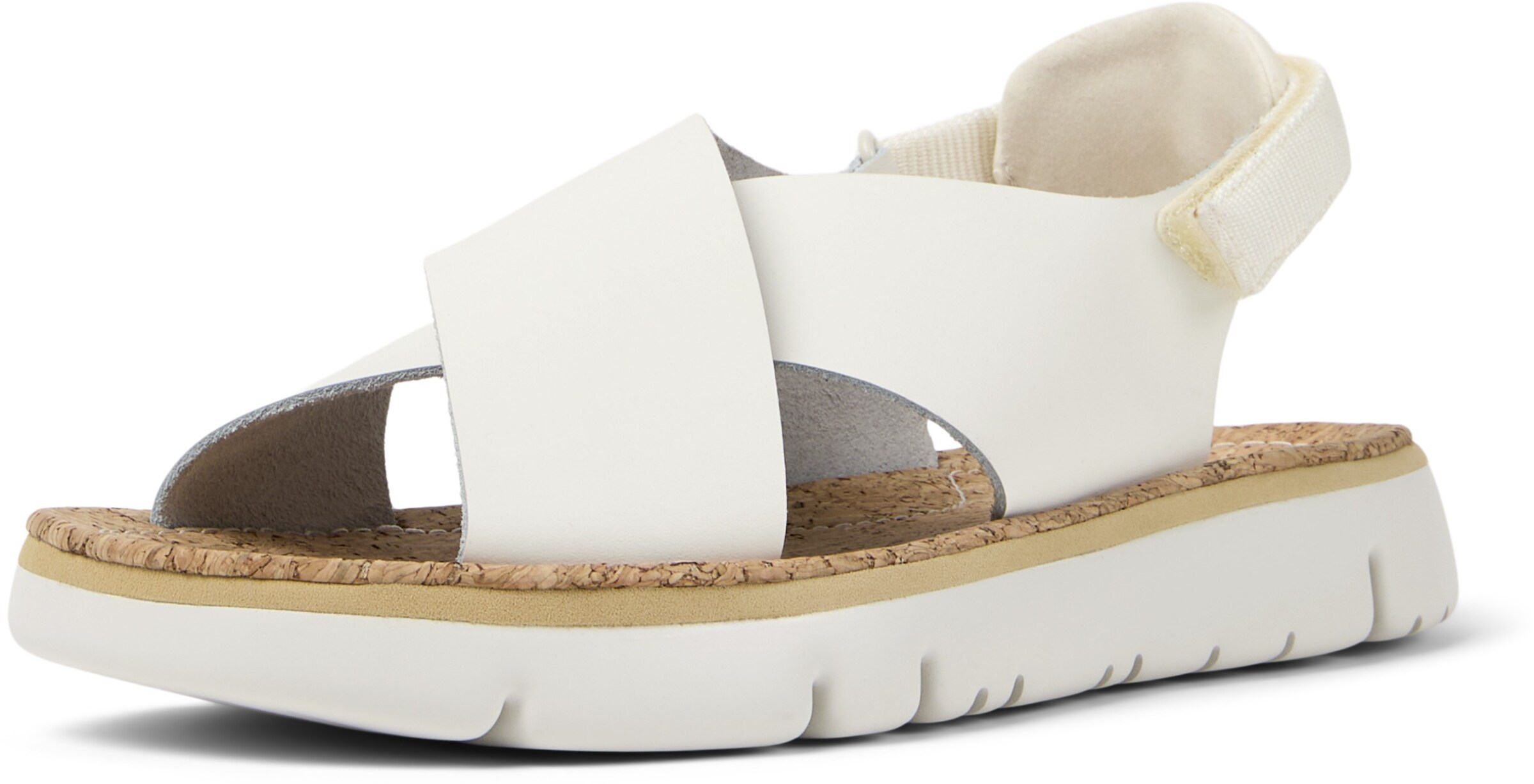 CAMPER Sandalen 'Oruga' in Weiß: Vorderseite