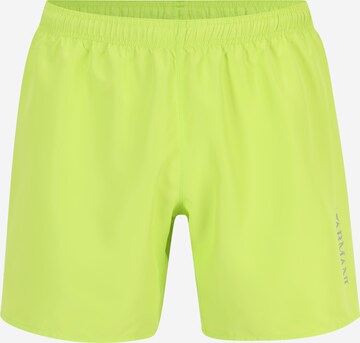 EA7 Emporio Armani Board Shorts in Green: front