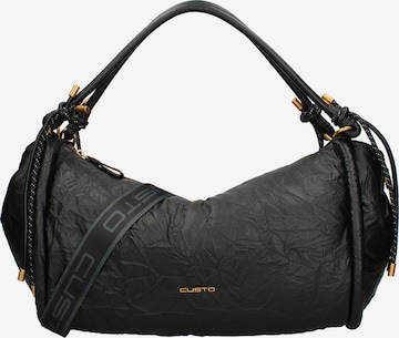 Borsa a spalla di Custo Barcelona in nero: frontale