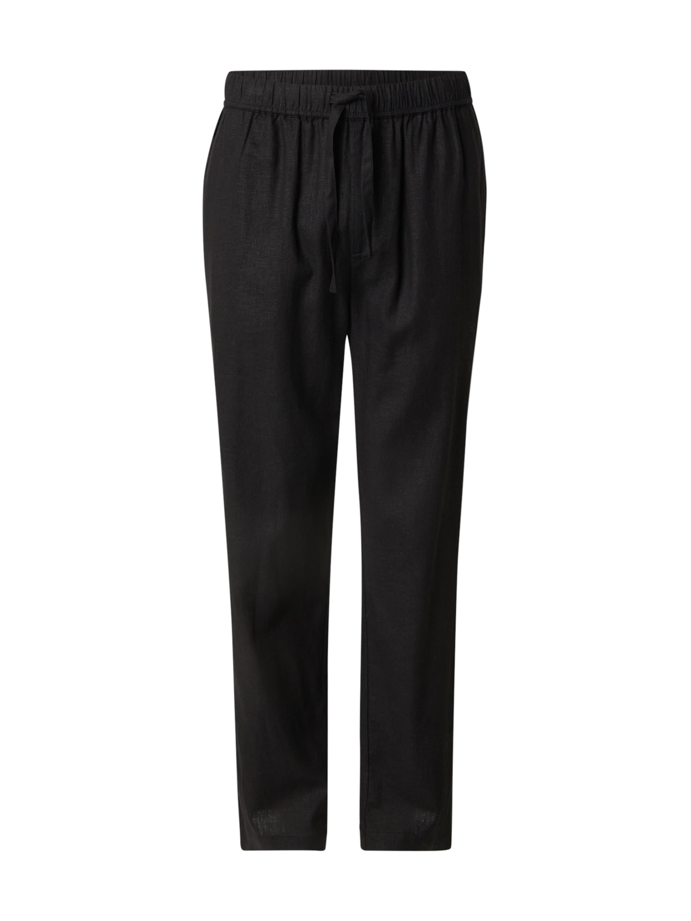TRAPP Regular Pants in Black: front