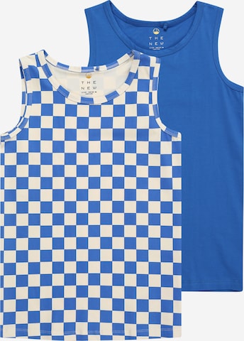 The New Onderhemd in Blauw: voorkant