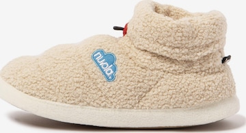 Nuvola. - Pantufa 'Boot Home Sheep' em bege: frente