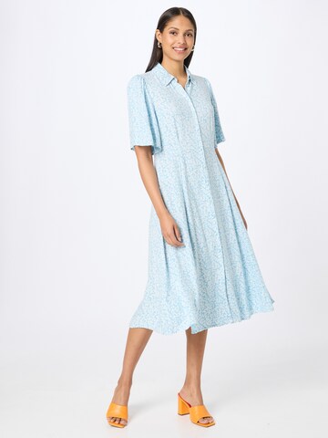 Y.A.S Платье-рубашка 'Telli' в Синий: спереди
