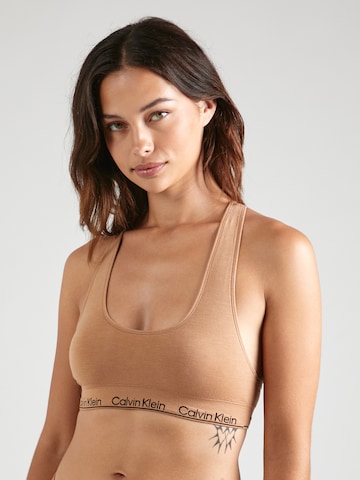 Calvin Klein Underwear Bustier BH in Beige: voorkant