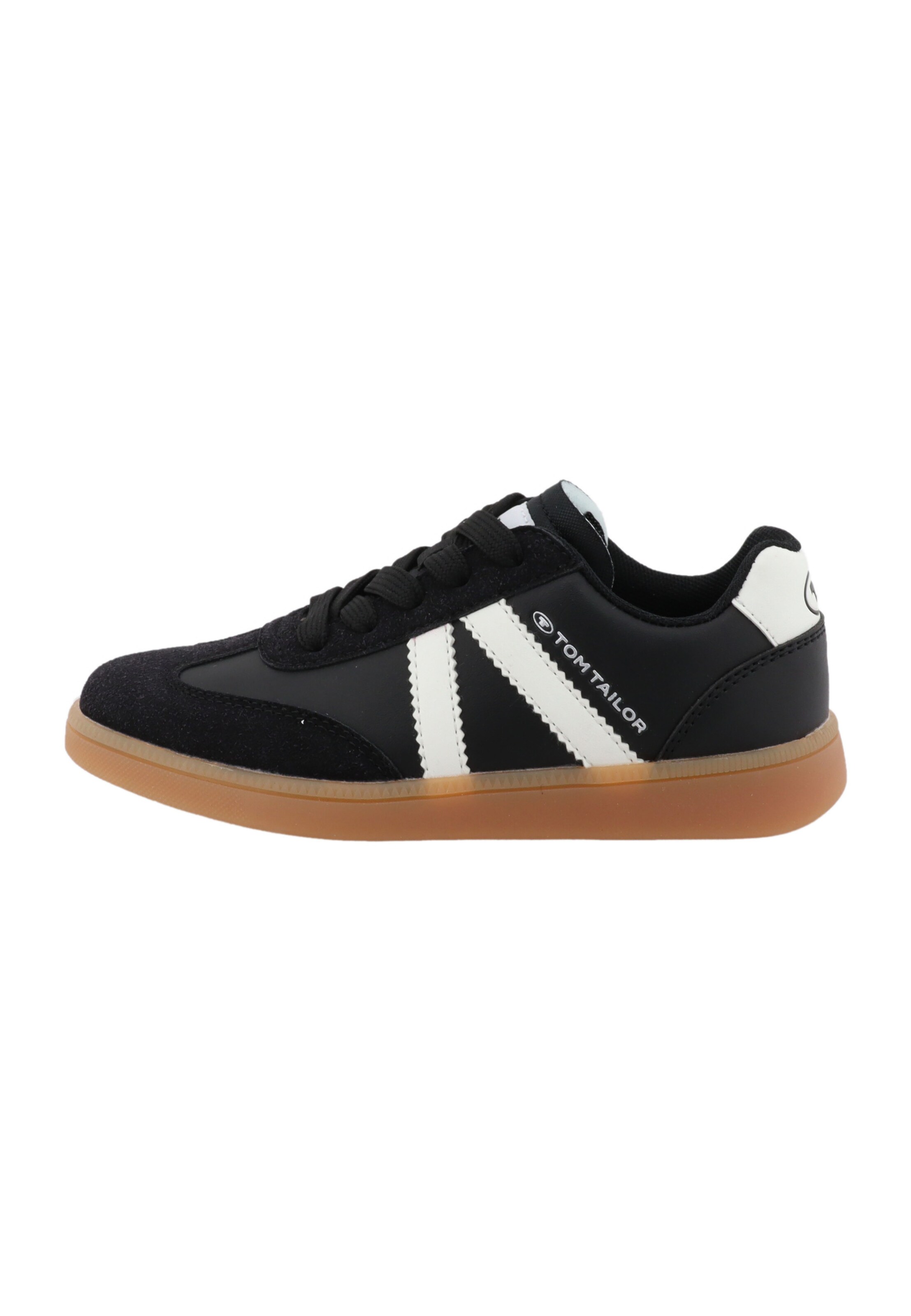 TOM TAILOR Sneakers laag in Zwart
