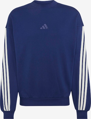 ADIDAS SPORTSWEARSportska sweater majica - plava boja: prednji dio
