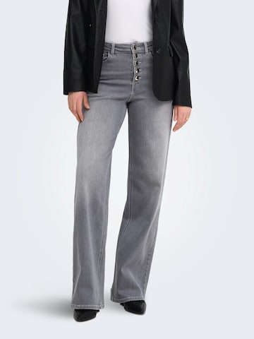 ONLY Wide leg Jeans 'ONLMADISON' in Grey: front