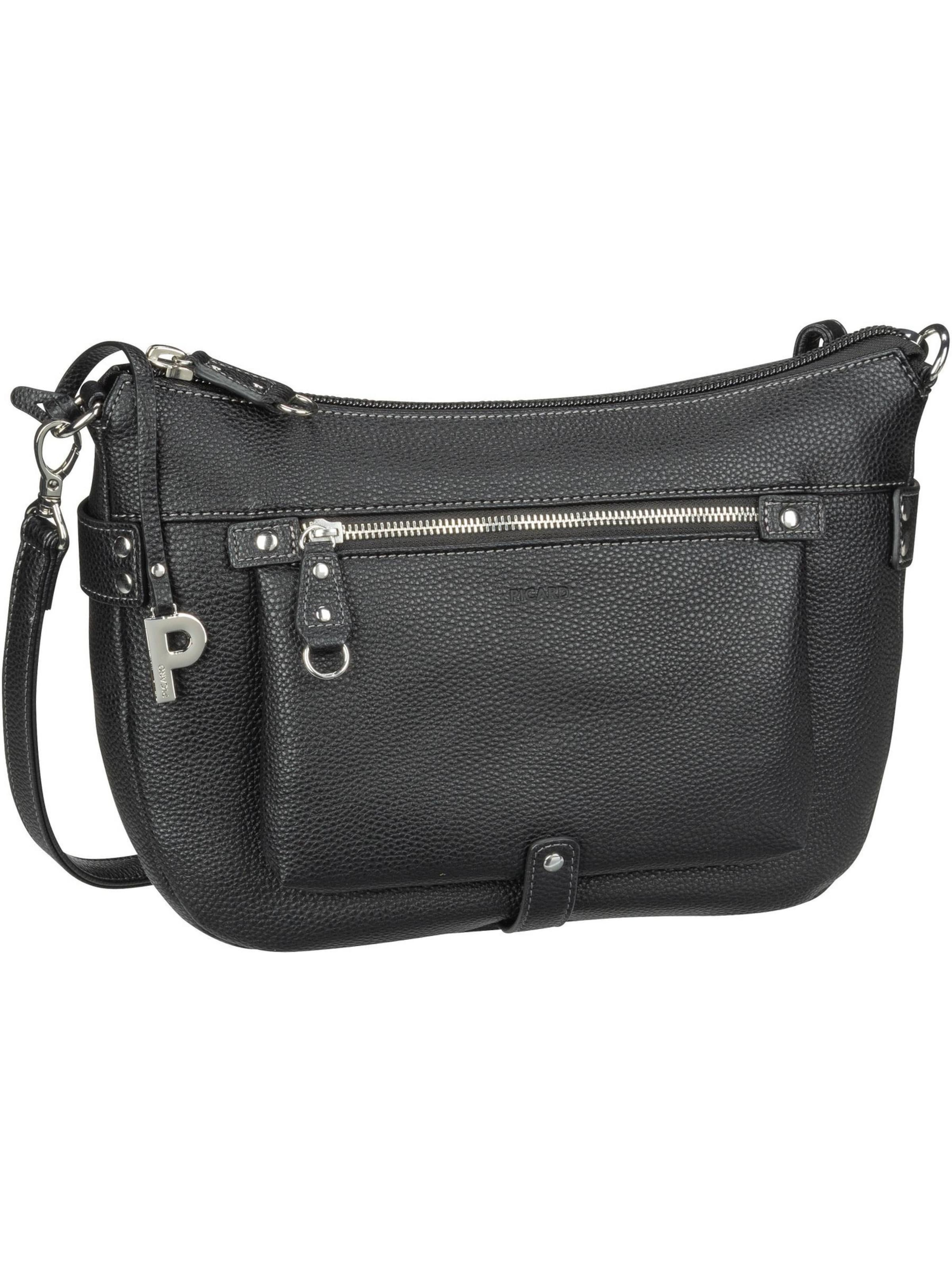 Picard Umhängetasche 'Loire' in Schwarz: Vorderseite
