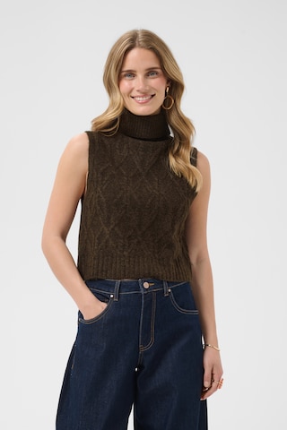 Cream Sweter 'CRElsie' w kolorze brązowy: przód