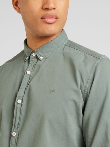 Coupe regular Chemise QS en vert