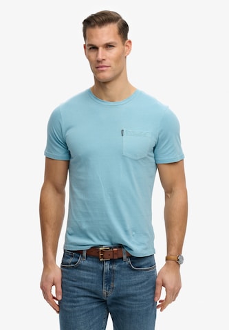 T-Shirt 'Essential' Superdry & Co en bleu : devant