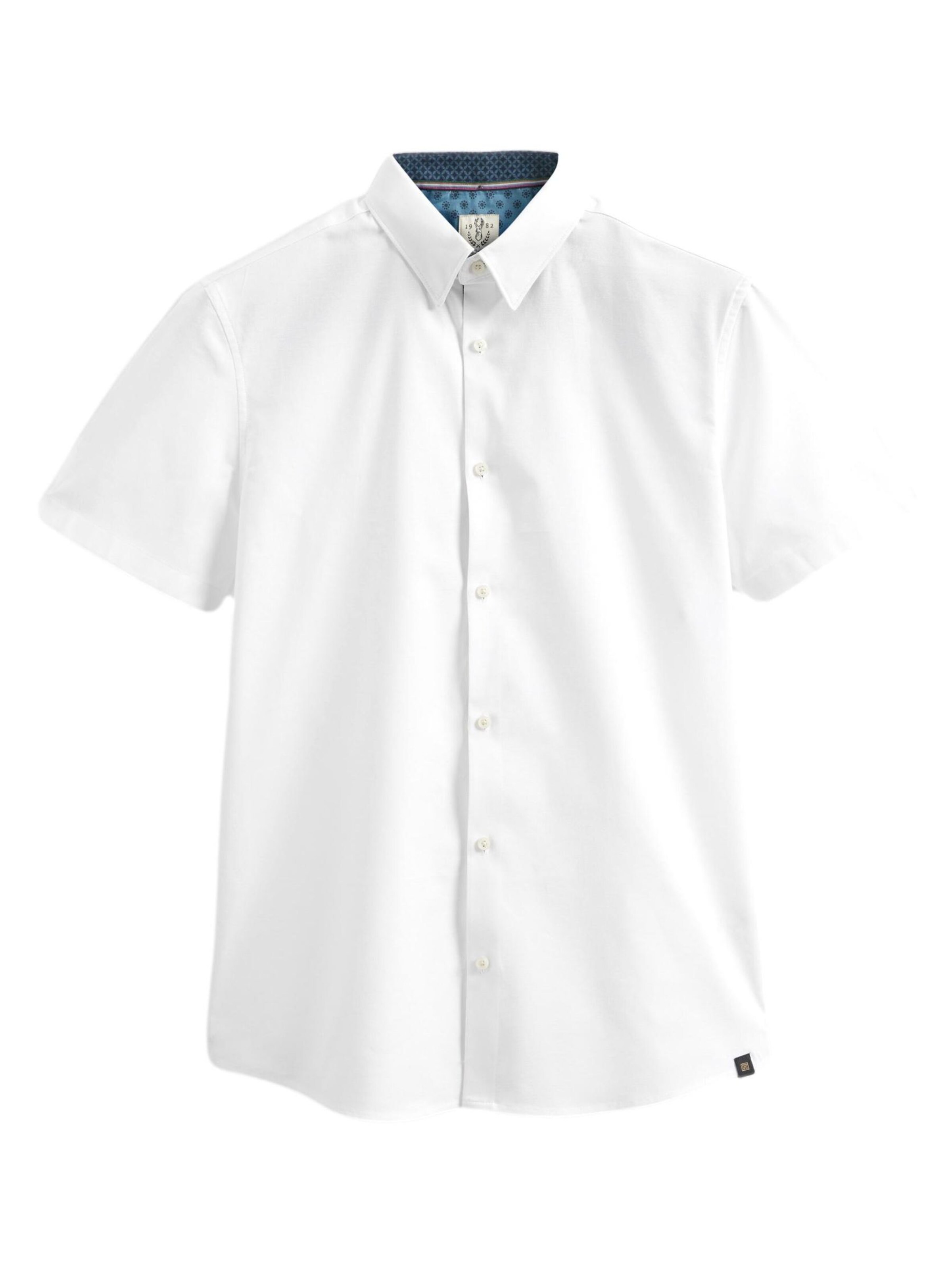 Next Slim Fit Hemd in Weiß: Vorderseite