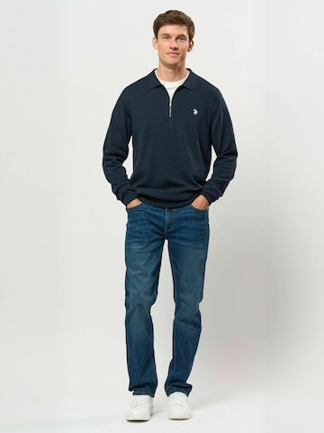 U.S. POLO ASSN. Pullover ' UMSanka ' in Blau