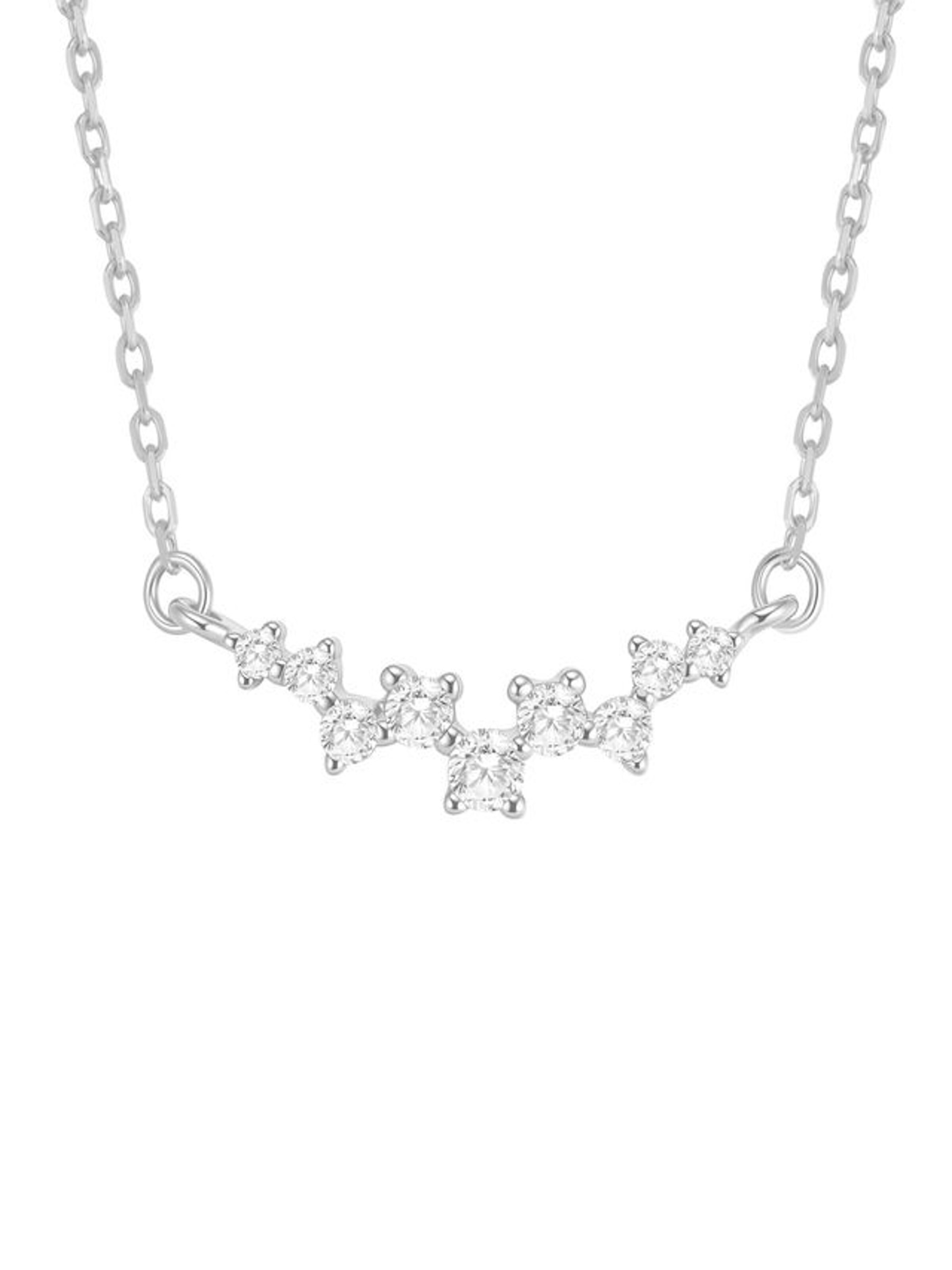 Hey Happiness Ketting 'Lumi Line' in Zilver