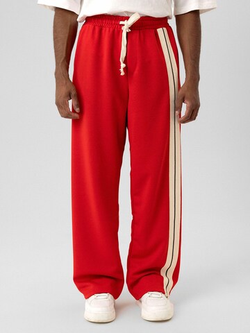 Loosefit Pantalon Dandalo en rouge : devant