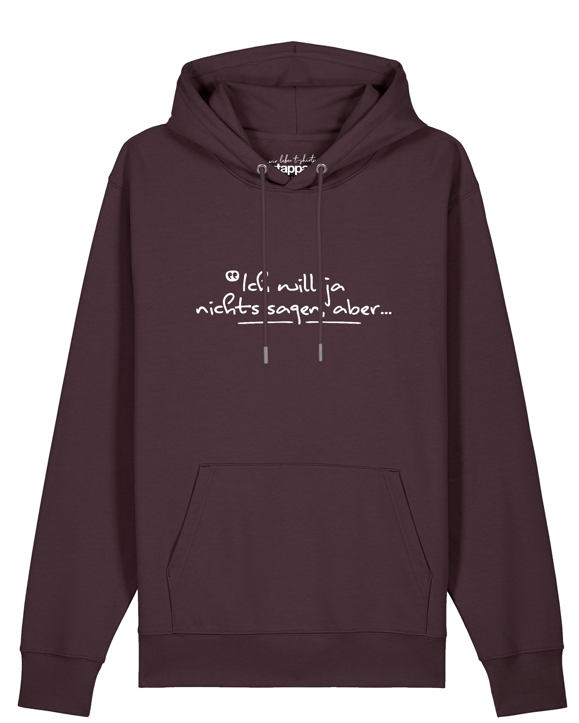 Sweat-shirt Watapparel en rouge : devant