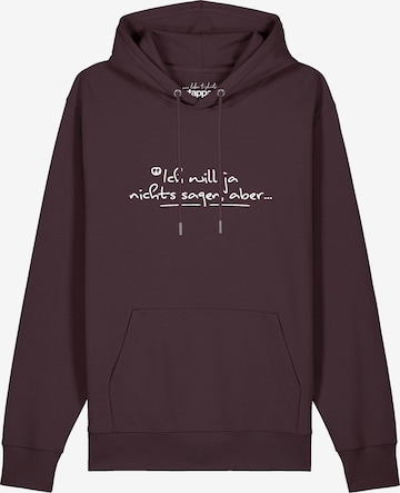 Sweat-shirt Watapparel en rouge : devant