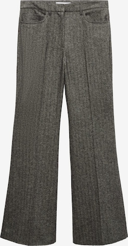MANGO Regular Панталон с ръб 'ESPY' в сиво: отпред