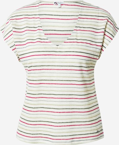 Pepe Jeans Majica 'BASI' | bež / meta / travnato zelena / eozin barva, Prikaz izdelka