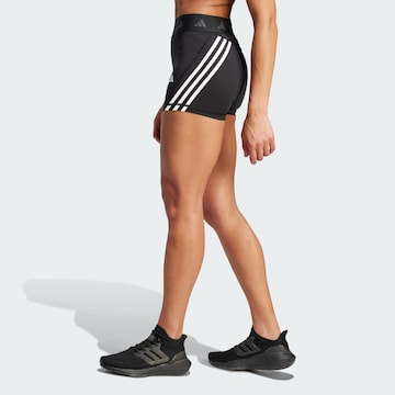 ADIDAS PERFORMANCE Skinny Παντελόνι φόρμας 'Techfit Hyperglam' σε μαύρο