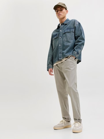 JACK & JONES Tapered Παντελόνι 'JPSTACE SOLAR' σε γκρι