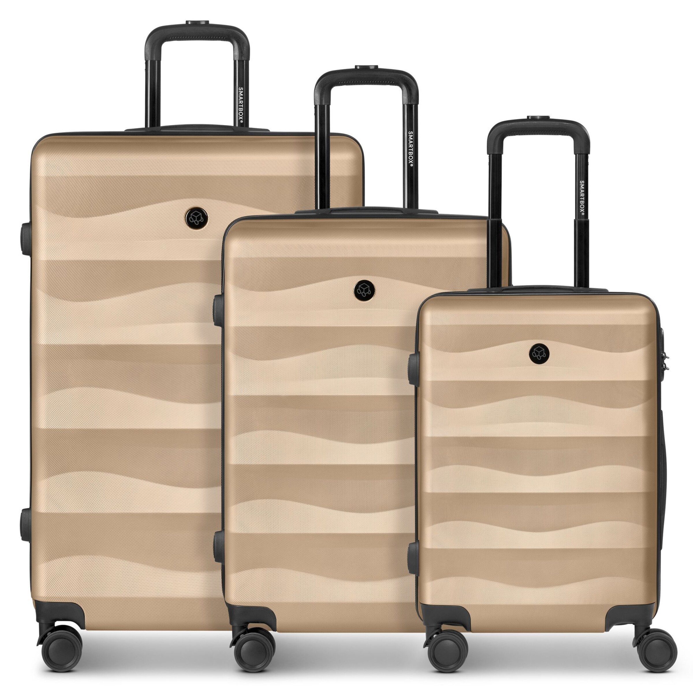 Beige luggage set hotsell