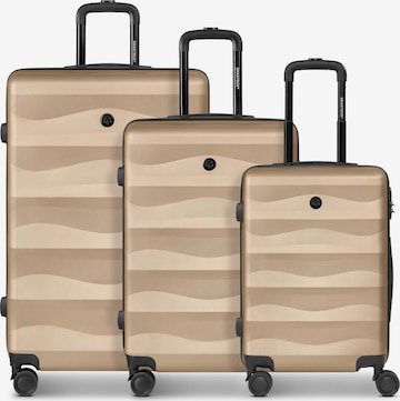 Ensemble de bagages 'Edition 03' Smartbox en beige : devant