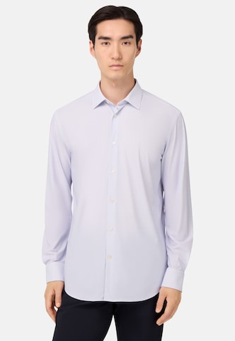 Coupe regular Chemise 'B Tech' Boggi Milano en bleu : devant