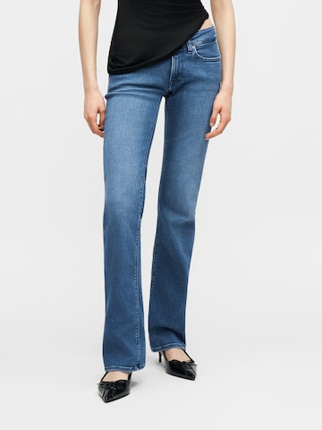 Evazați Jeans de la REPLAY pe albastru: față