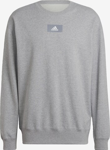 ADIDAS SPORTSWEAR Sportsweatshirt in Grau: predná strana