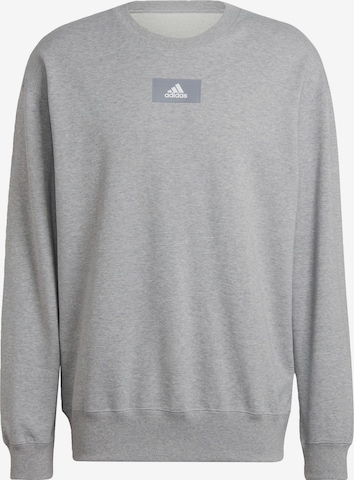 ADIDAS ORIGINALS Sport sweatshirt i grå: framsida